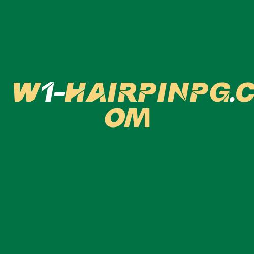 Logo da W1-HAIRPINPG